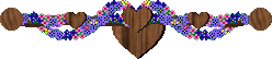 hearts and flowers divider
